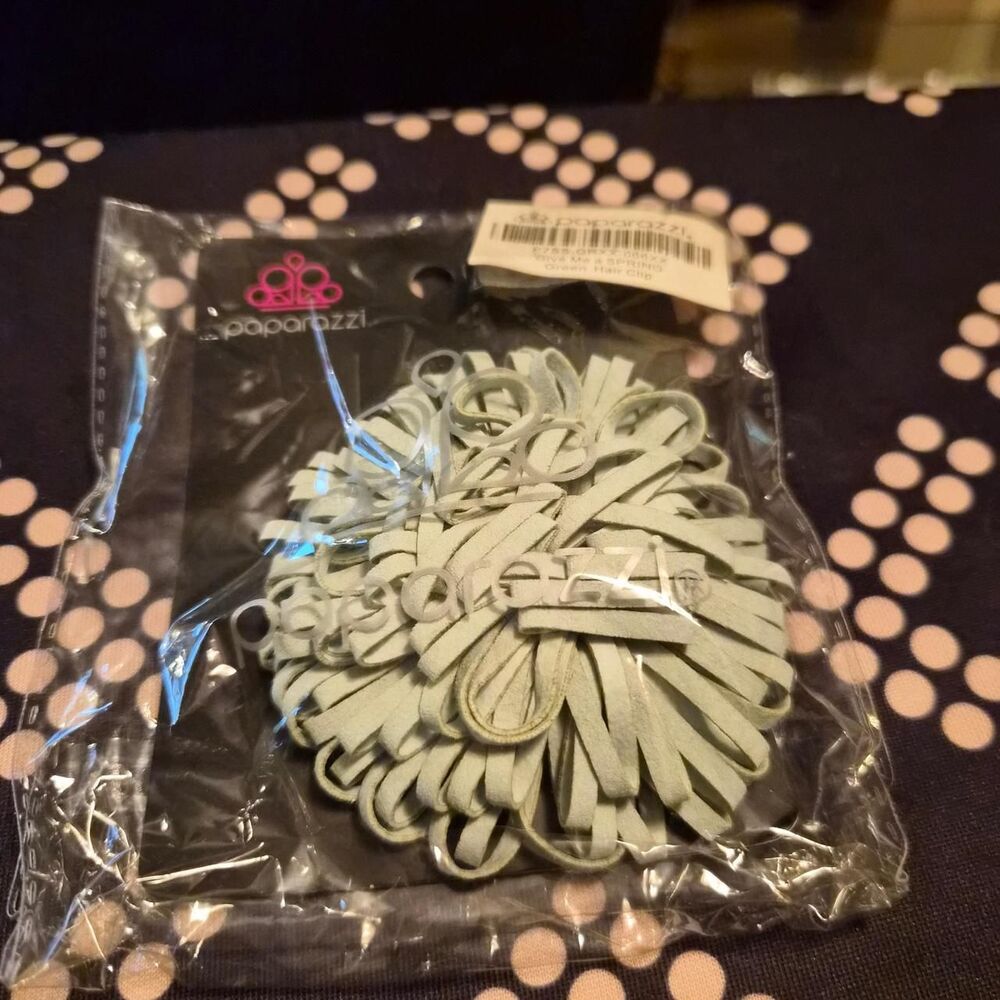 Paparazzi-fashion Women's Green and Grey Hair-accessories